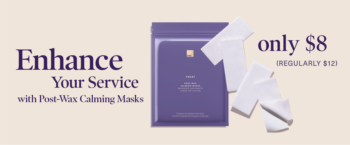 Enhance your service with EWC Post-Wax Calming Masks